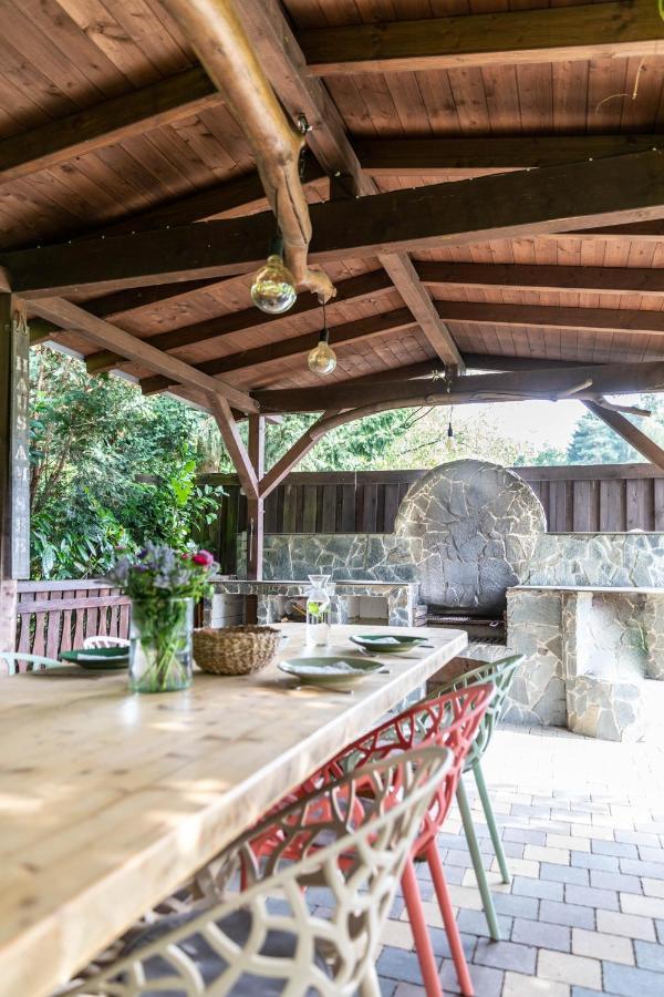 Chalet "Waldhauszeit" Am See Mucke Luaran gambar